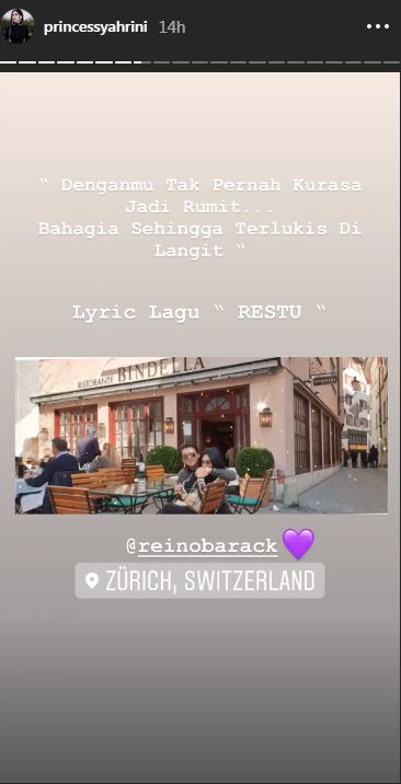 Syahrini dan Reino Barack (Instagram/princesssyahrini)