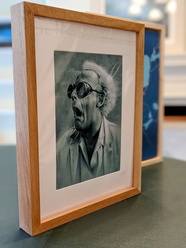 oak photo frame
