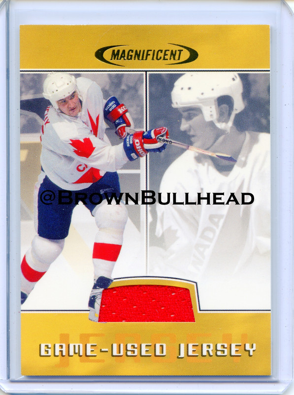 2002-03 BAP First Edition Jerseys #MI-04 [Mario Lemieux 1987 Canada Cup Jersey] [Pittsburgh Penguins