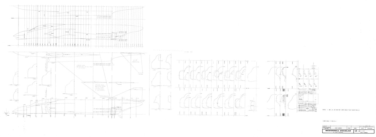 F-4BCDJ cross sections & loft lines