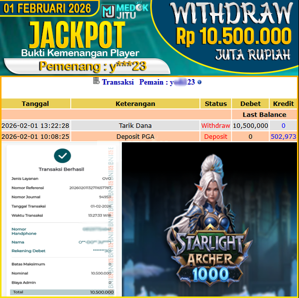 jackpot-permainan-slot-starlight-archer-1000-pragmatic-play-rp10500000--dibayar-lunas-di-medokjitu