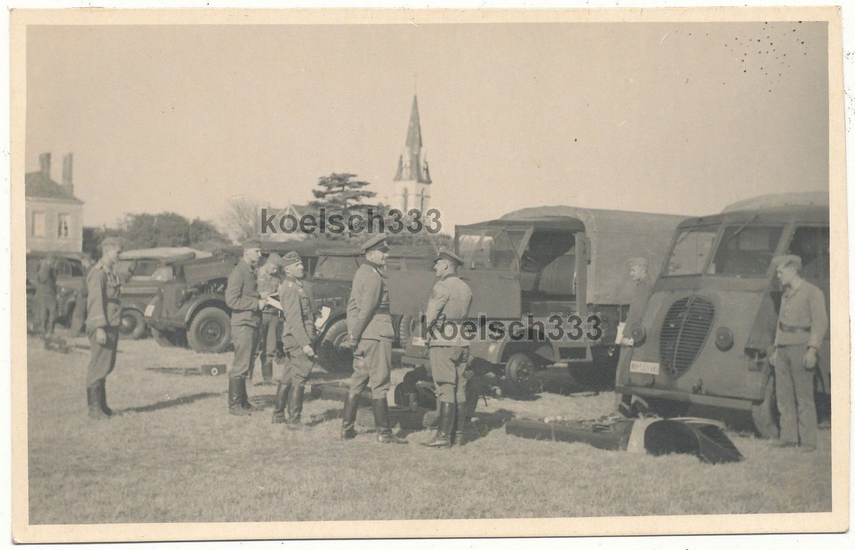 Wehrmacht Beute LKW französische Peugeot DMA