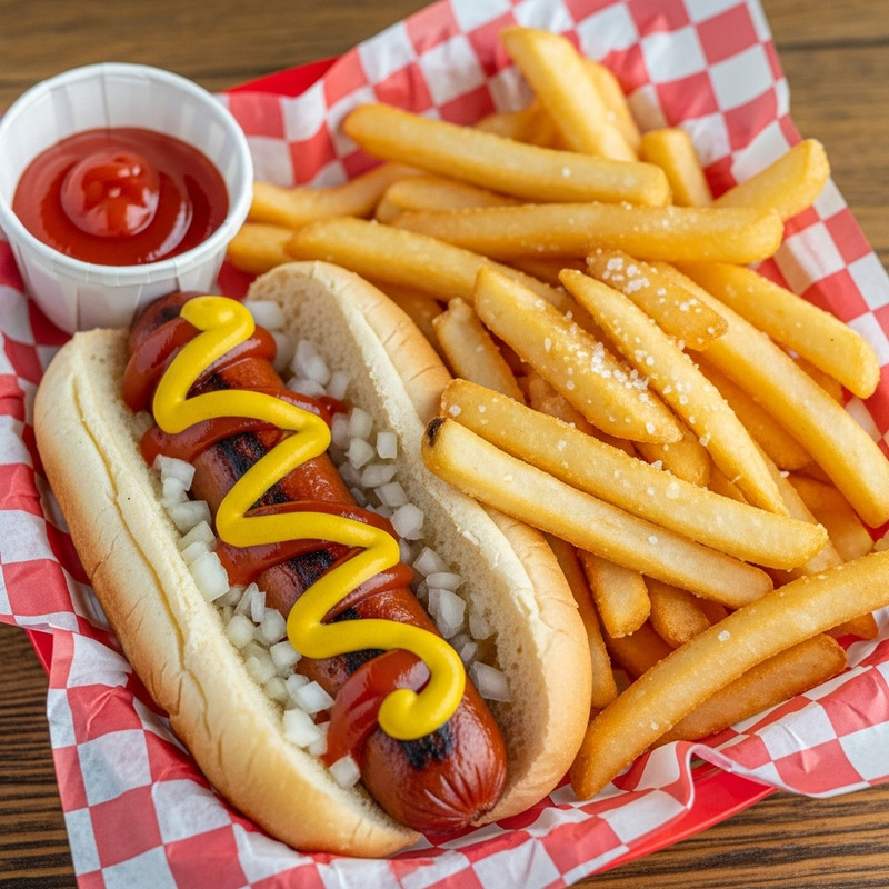 Hot Dog & Fries