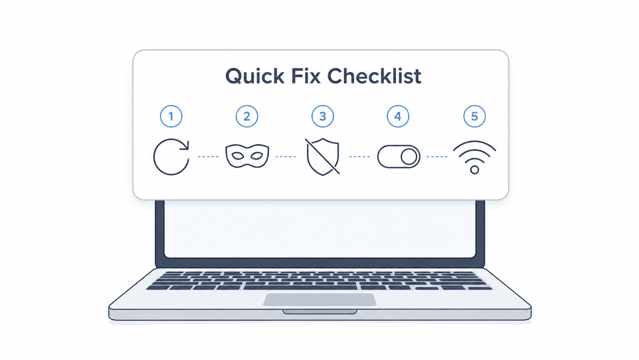 ChatGPT web is intermittently down, slow, or failing web search checklist