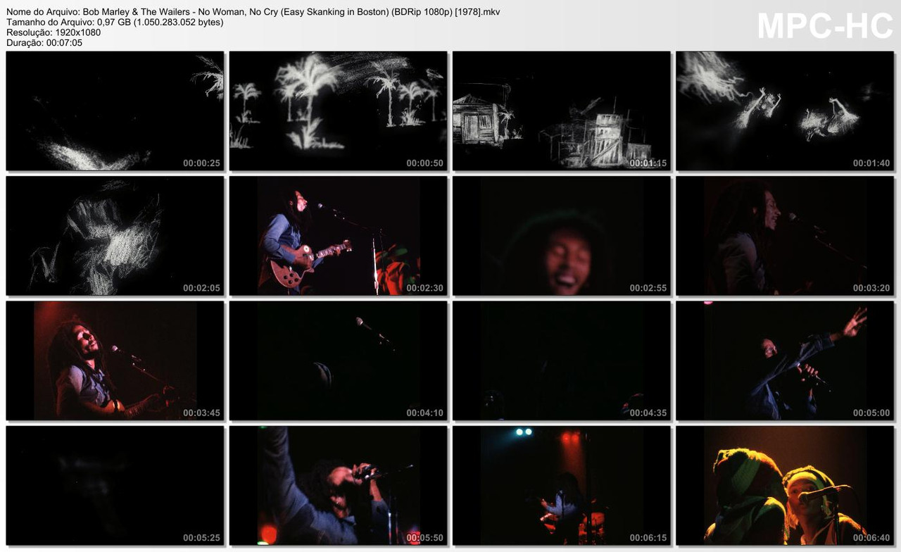 Bob Marley & The Wailers - No Woman, No Cry (Easy Skanking in Boston) (BDRip 1080p) [08.06.1978]