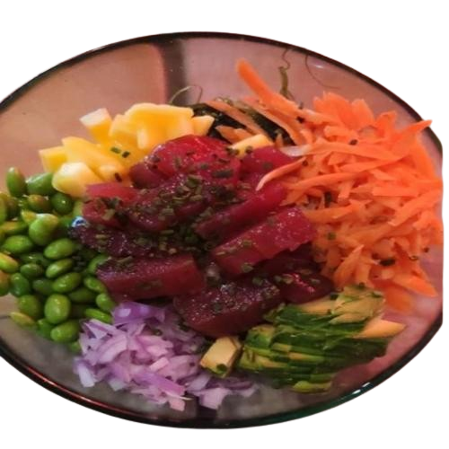 poké bowl de atún