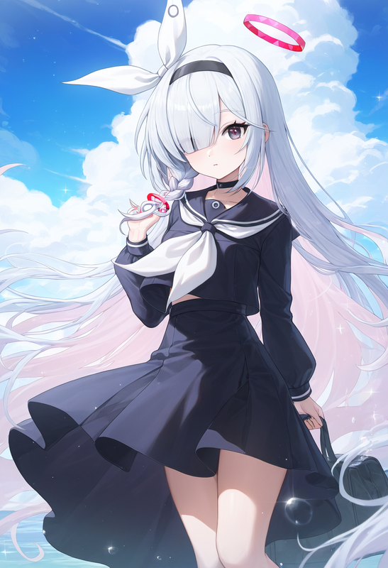 1girl,  plana (blue archive), {{{planetarian Costume}}}, best quality, amazing q s-2668069187