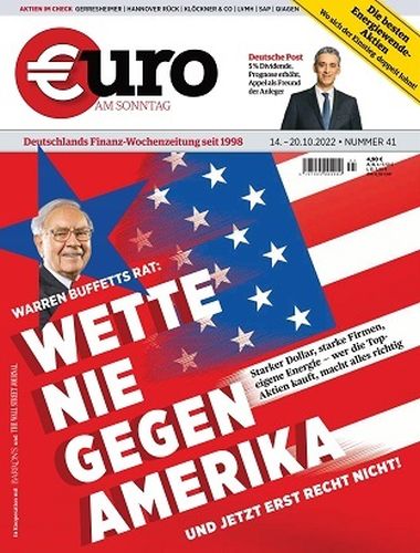 Cover: Euro am Sonntag Finanzmagazin No 41 vom 14  Oktober 2022