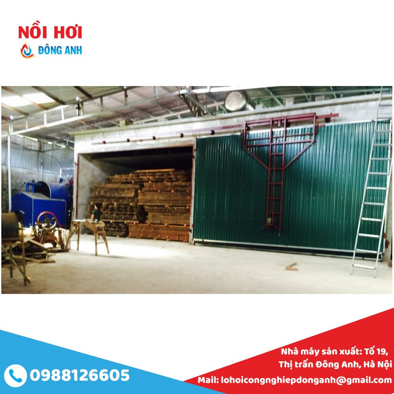 hầm sấy gỗ
