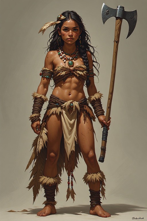naked-polynesian-girl-warrior-(25)