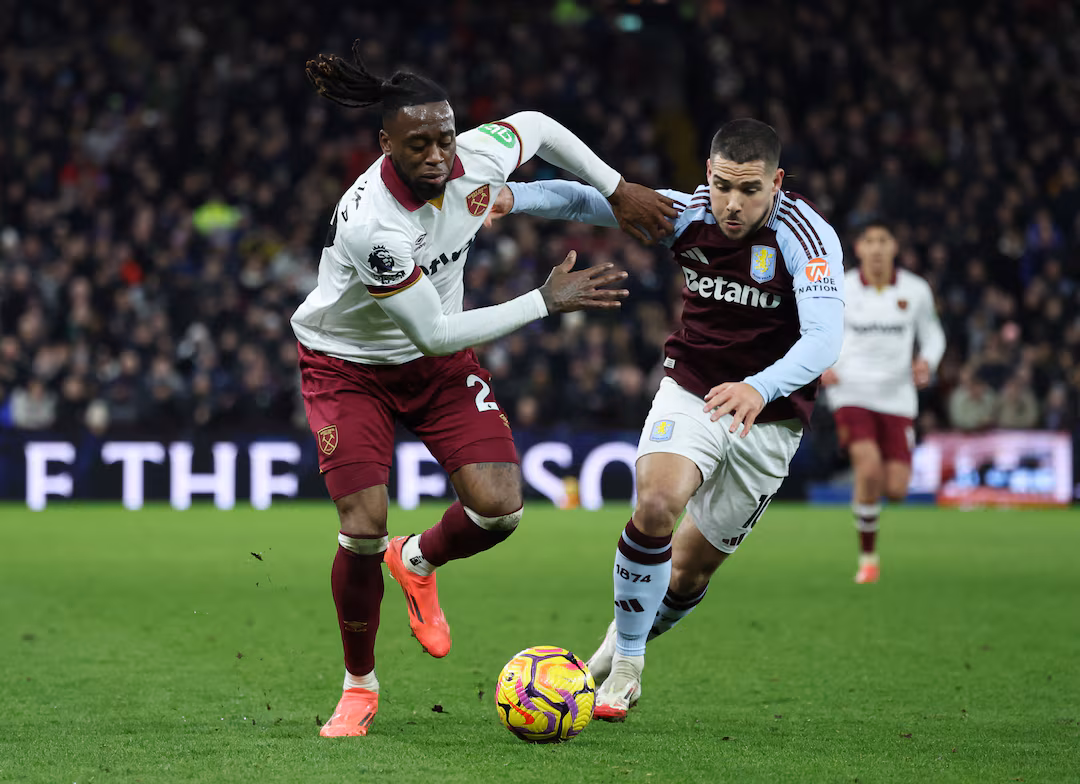 Biến động kèo West Ham vs Aston Villa 21h00 14/12 Ngoại Hạng Anh