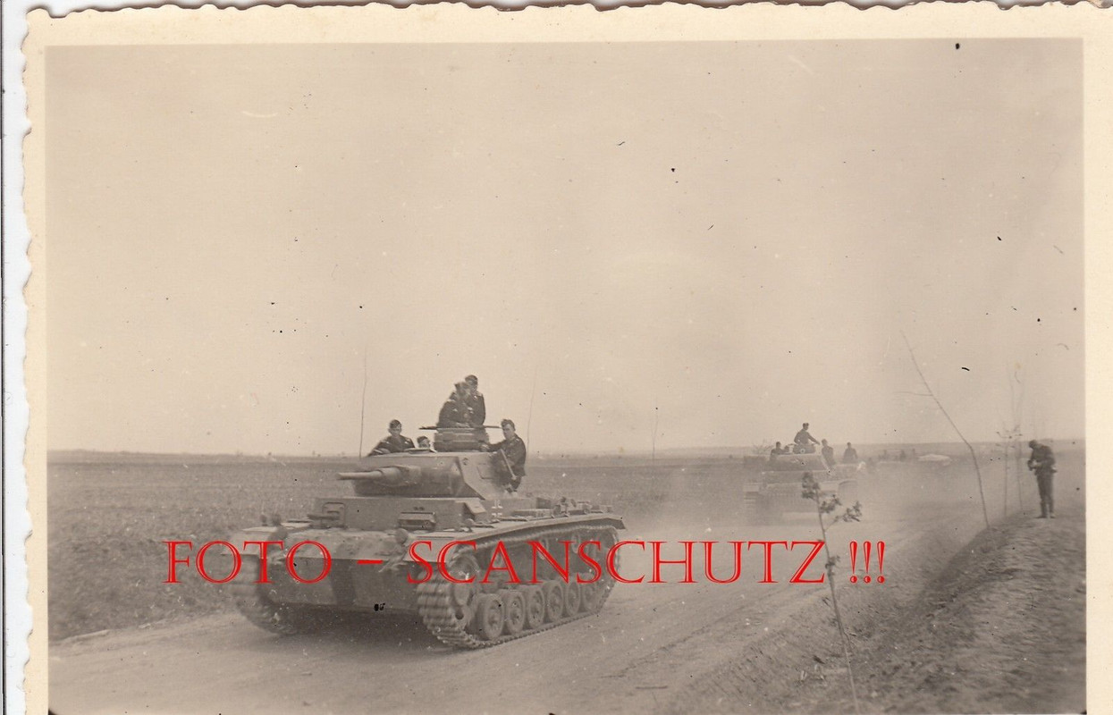 Wehrmacht Panzer III Übungsfahrt 19.IV.1941 Rumä