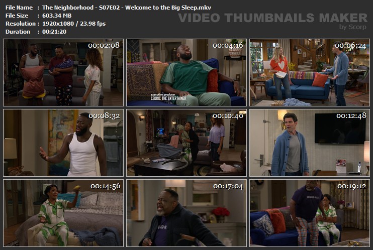 The Neighborhood - S07E02 - Welcome to the Big Sleep.mkv