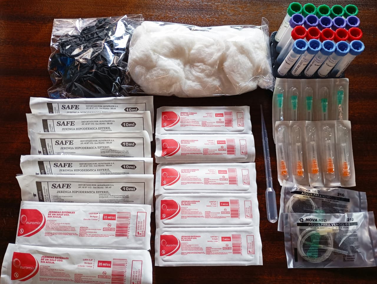 Kit inicial adulto desarmado