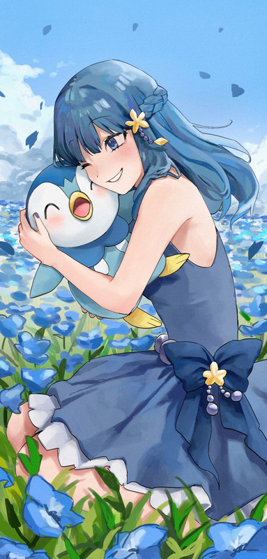 dawn-and-piplup-pokemon-and-2-more-drawn