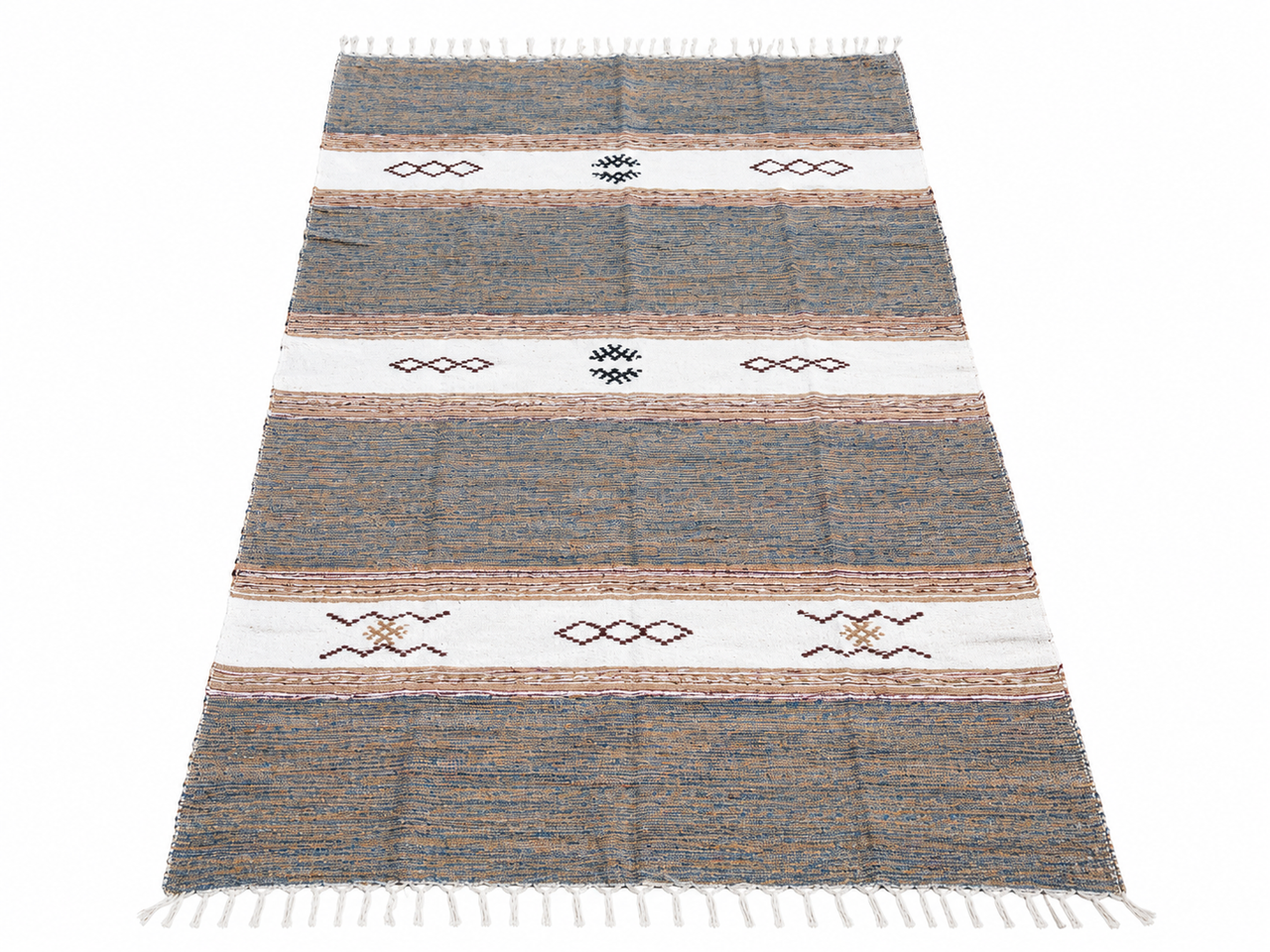 Handmade Moroccan Organic Cotton Blanket – Nador Collection