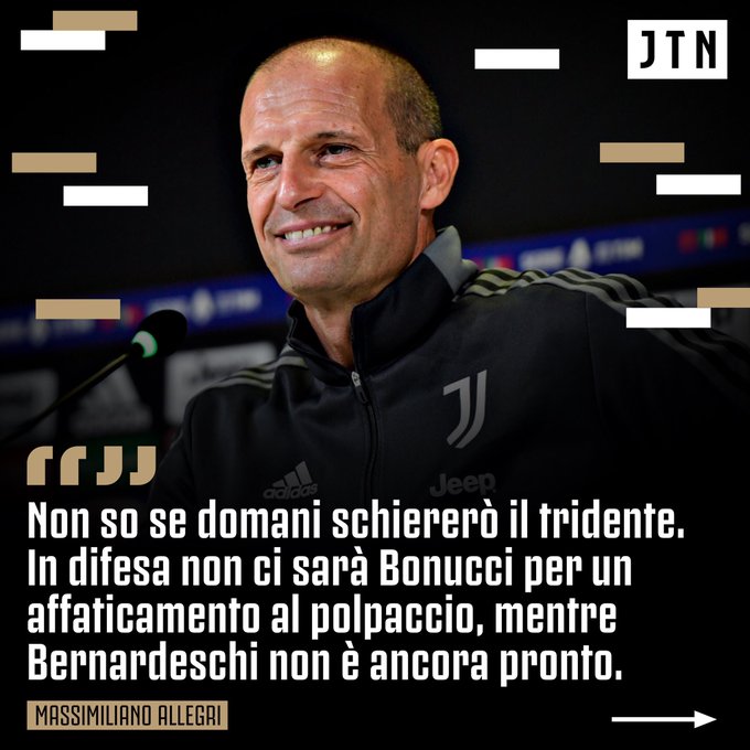 Video Juve-Toro, Allegri in conferenza stampa.