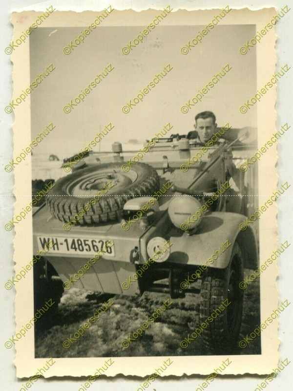 Foto, Wehrmacht, Pkw, VW Typ 82 Kübelwagen, Einsatz in Russland,