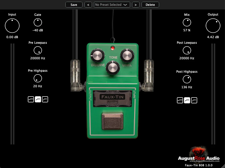 REQ: AugustRose Audio Faux-Tin 808 Overdrive (Win/macOS) screenshot REQ: AugustRose Audio Faux-Tin 808 Overdrive (Win/macOS) screenshot