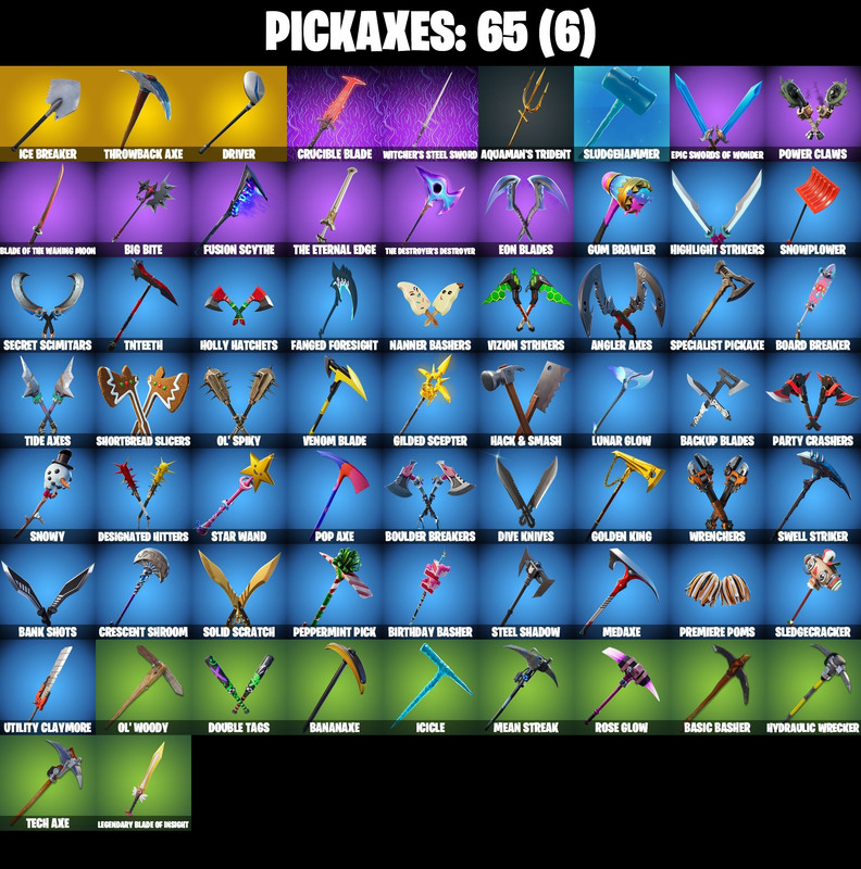 pickaxes comp