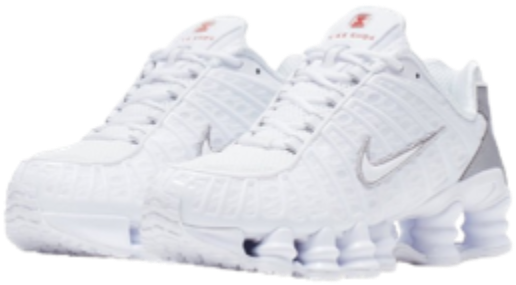 Nike Shox TL Blanco Metallic Silver
