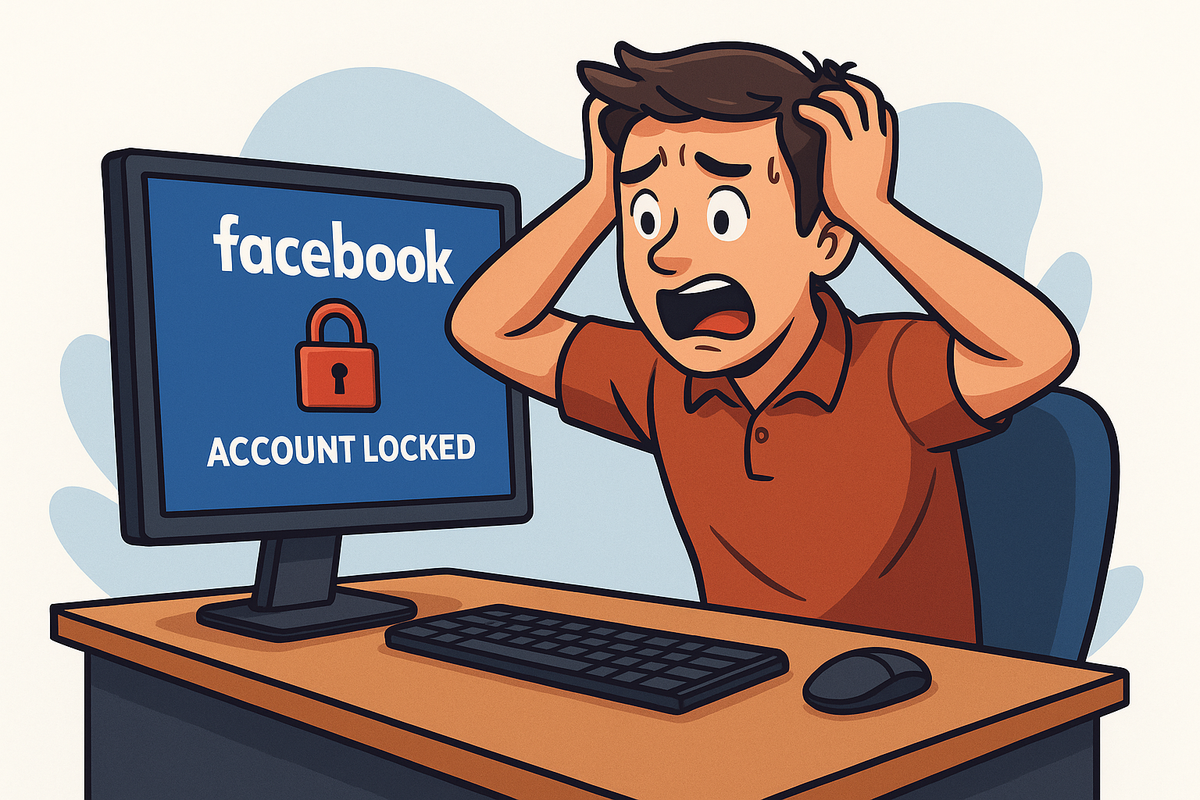 Блокировка аккаунта Facebook