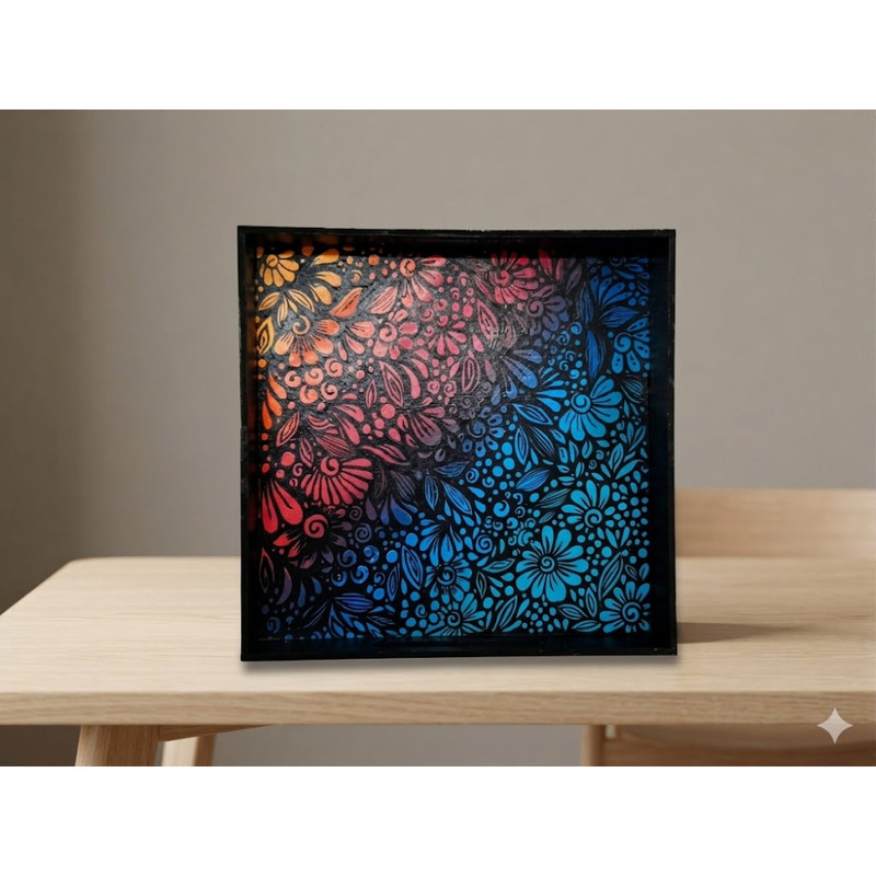 Penkraft Pen Mandala advanced Art on a Serving Tray DIY kit 