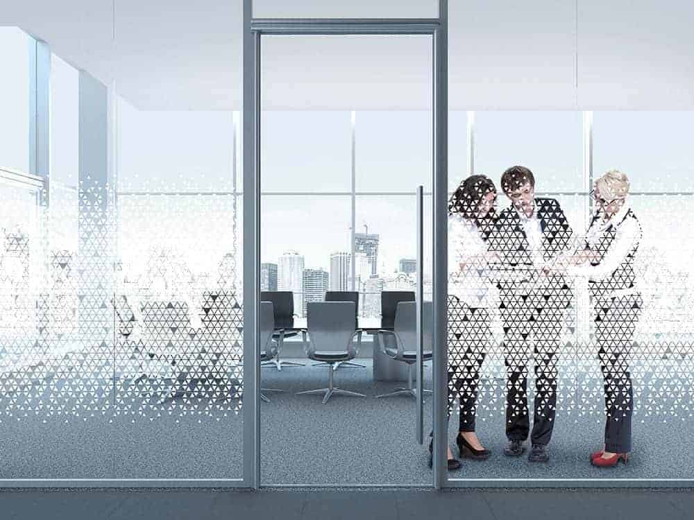 SXJ-0593 Double triangle gradient – Gradient Window Film. SXJ-0593 Dual Triangle Gradient A beautiful Triangle Dual Fading Gradient with semi-privacy…