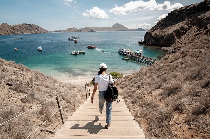 Angela Tanoesodibjo saat di Labuan Bajo