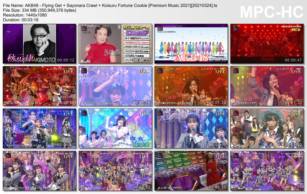 AKB48 - Flying Get   Sayonara Crawl   Koisuru Fortune Cookie [Premium Music 2021][20210324].ts_thumb