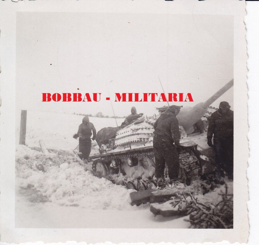 STUG III Langrohr Saukopfblende Sturmgeschütz weiße Winter-Tarnu