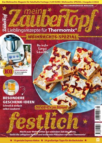 Cover: Mein Zaubertopf Magazin f&uuml;r Thermomix Weihnachts-Spezial No 02 2022