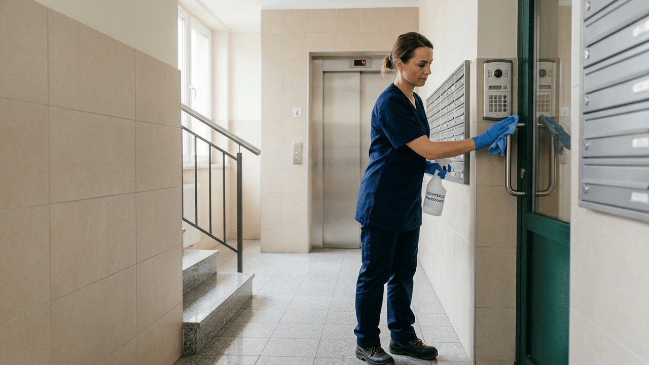 Dezynfekcja klatek schodowych i części wspólnych w Lublinie – kiedy warto ją wykonać?