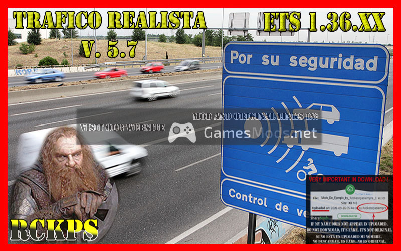 Realistic Traffic v 5.7 For 1.36.XX