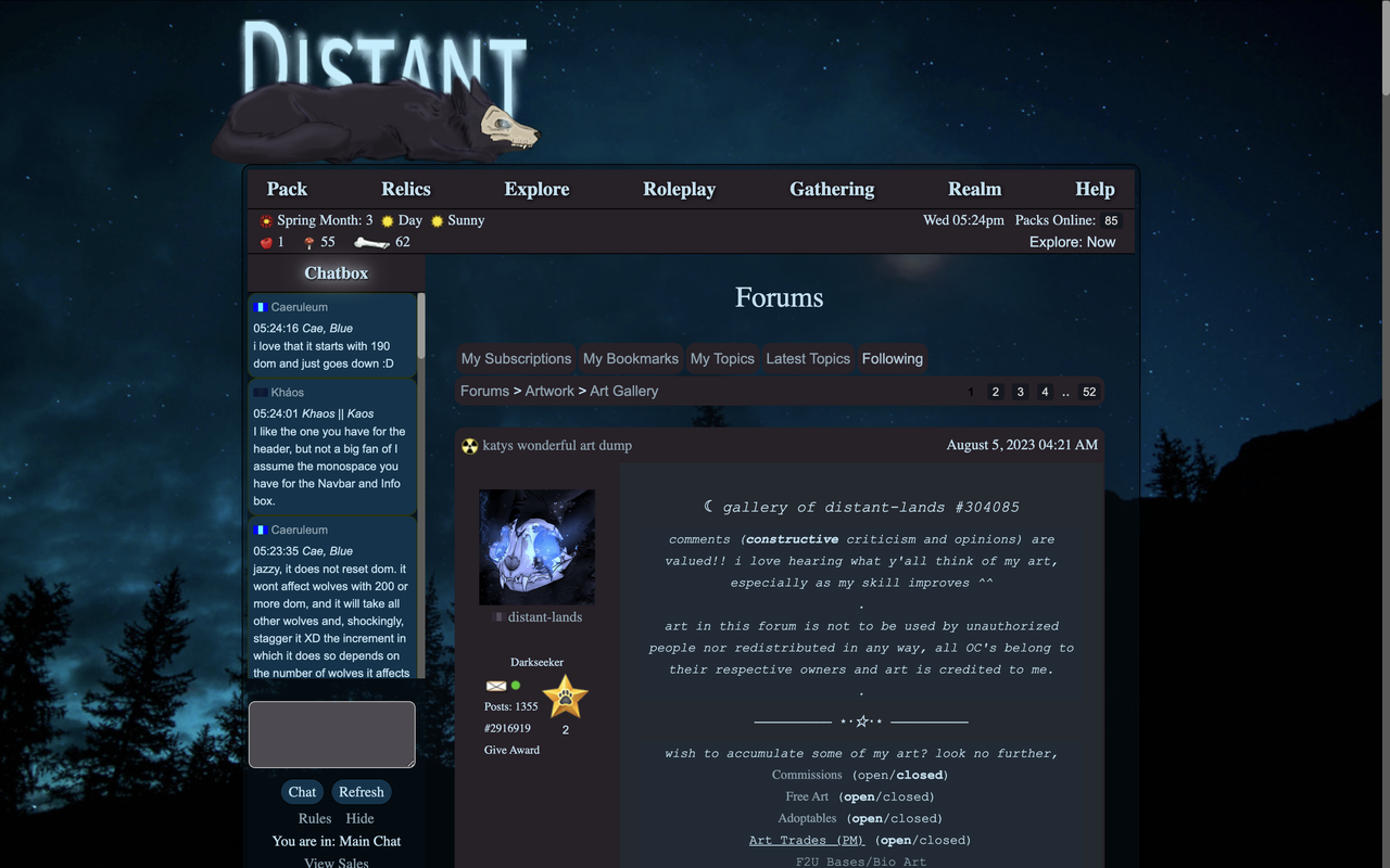 distant theme (forums)
