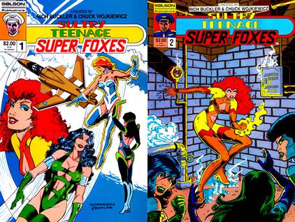 Sultry Teenage Super Foxes #1-2 (1987) Complete