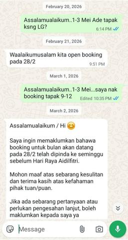 Customer tertunggu-tunggu