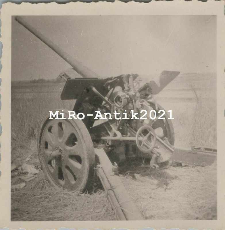 Nahaufnahme russisches Geschütz, Russland 1941