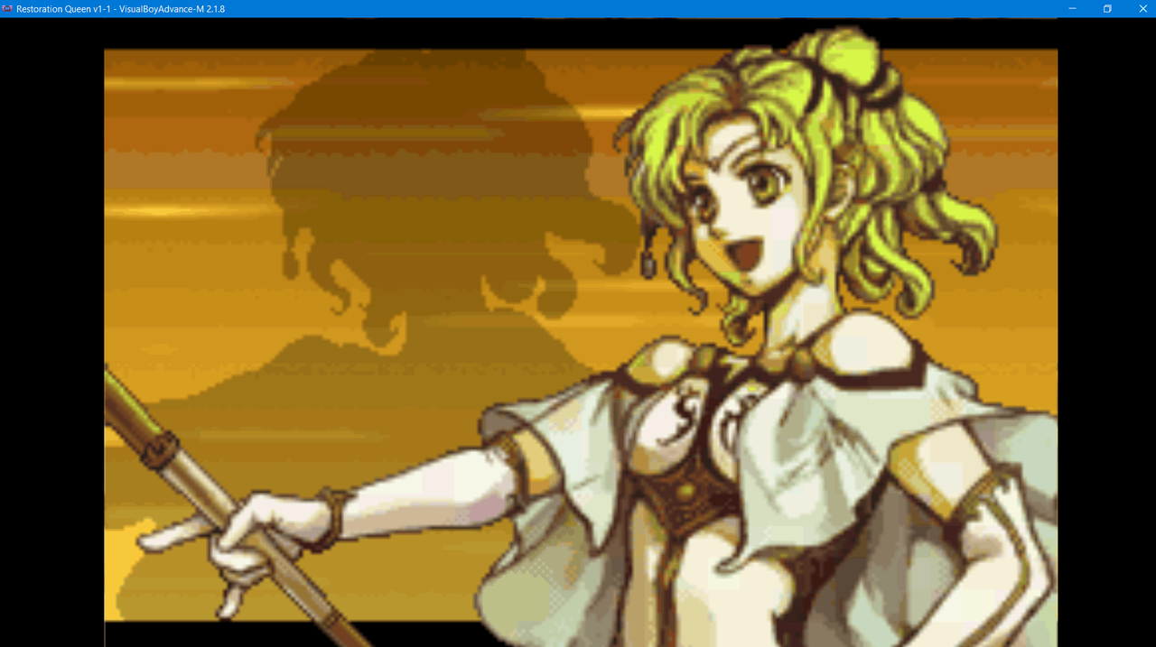 2024-02-21 21_29_23-Restoration Queen v1-1 - VisualBoyAdvance-M 2.1.8
