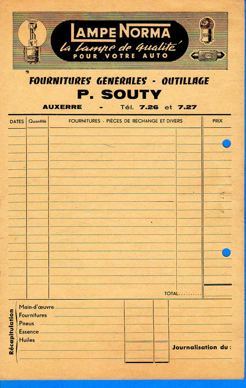 1962-03-22 - R3 Ravin (16)b carton atelier révision 1000 km