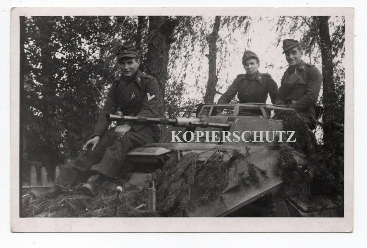 Russland 1944 SDkfz Panzer Tank Sturmgeschütz Tarn Camo Panzerso