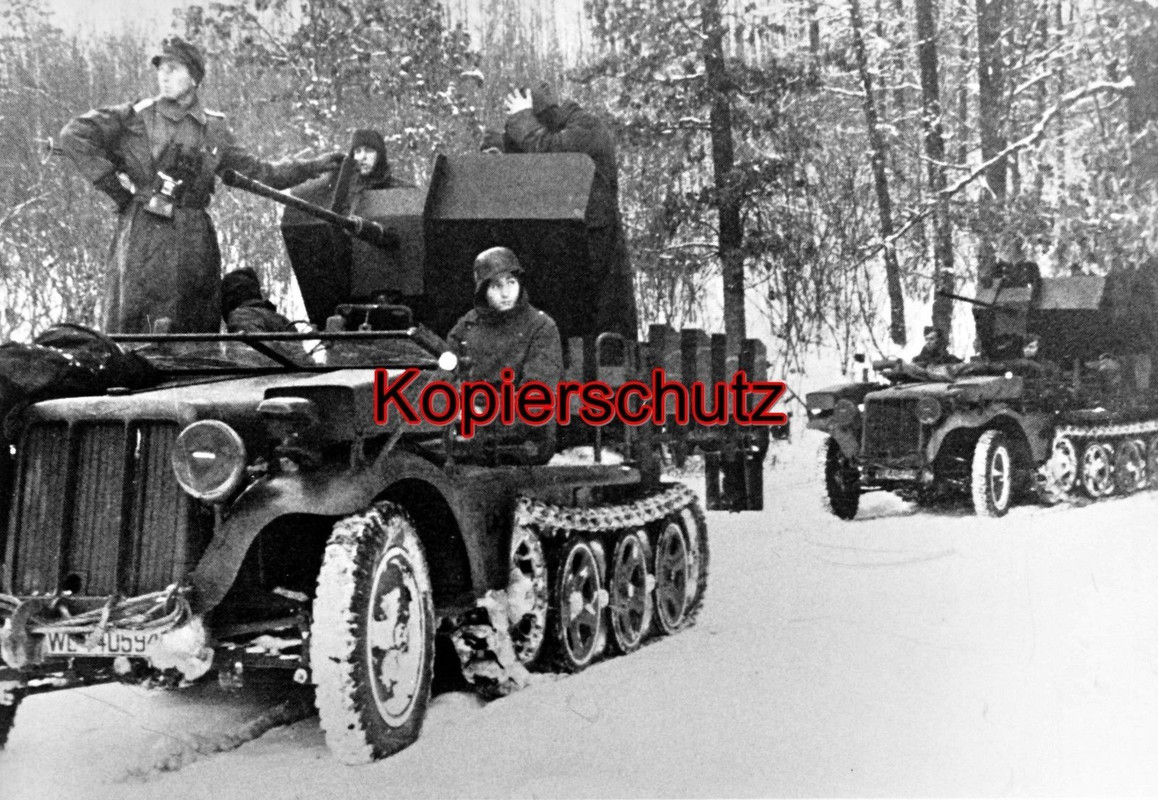 Halbkettenfahrzeuge Winter 1941 Rußlandfeldzug