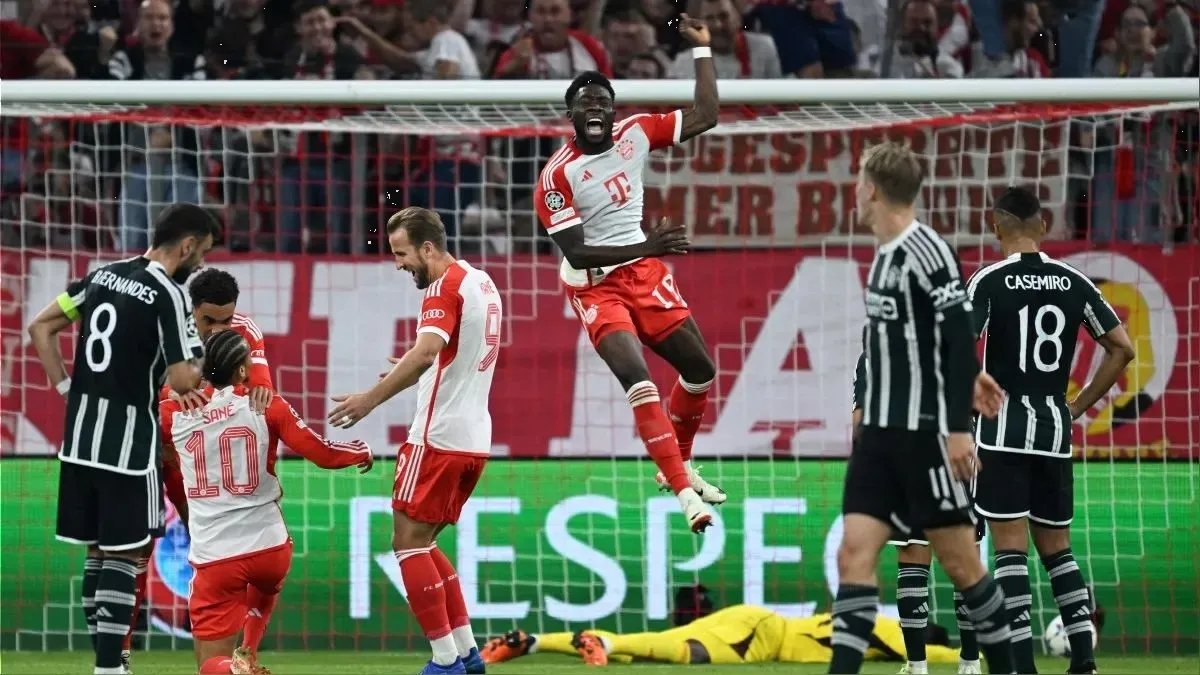 Bayern Munich vence al Manchester United en la Jornada 1 de la Champions League