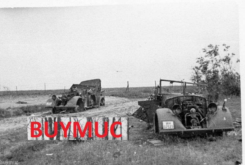 FOTO BELGIEN WEHRMACHT KFZ ZERSTÖRT