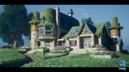 Unreal Engine Marketplace - Stylized Azure Hillside - UE5 (5.1)