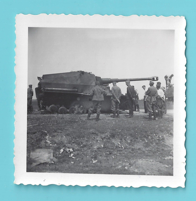 orig. Foto, deutscher Panzer,Sturmgeschütz mit 1