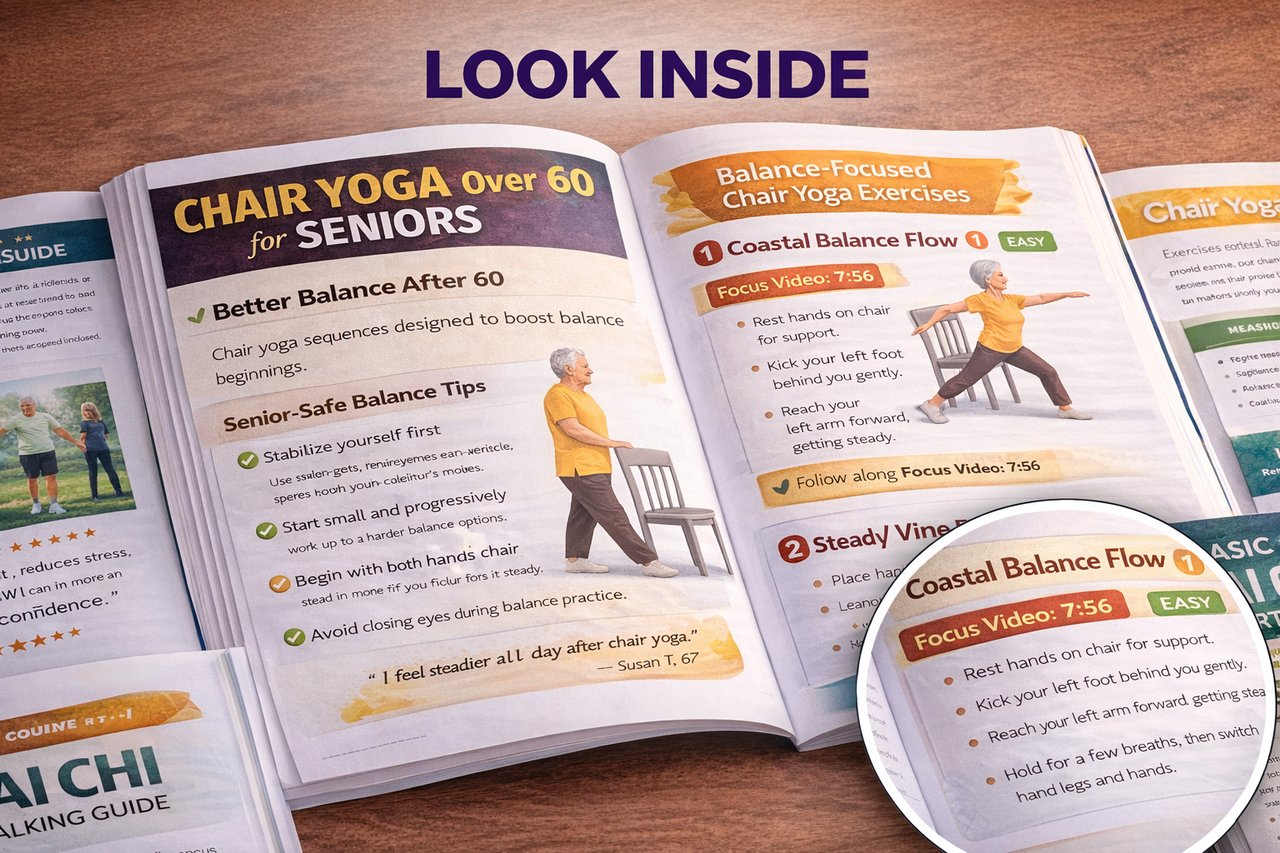 Look inside Chair Yoga for Seniors Over 60