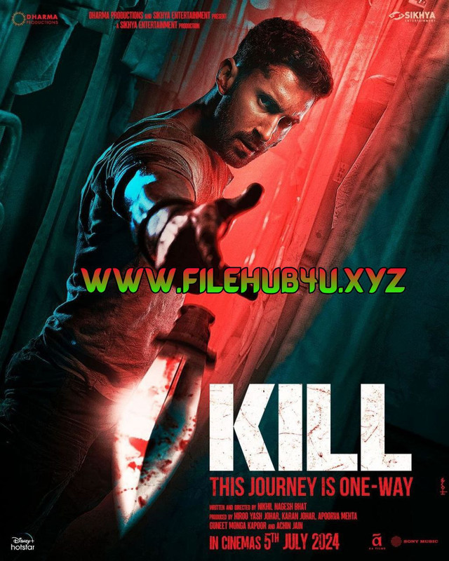 Kill (2024) Hindi Full Movie HD ESub
