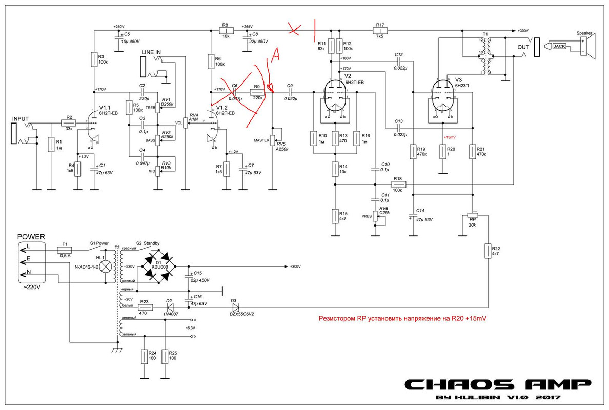 Chaos amp V1.0 вход