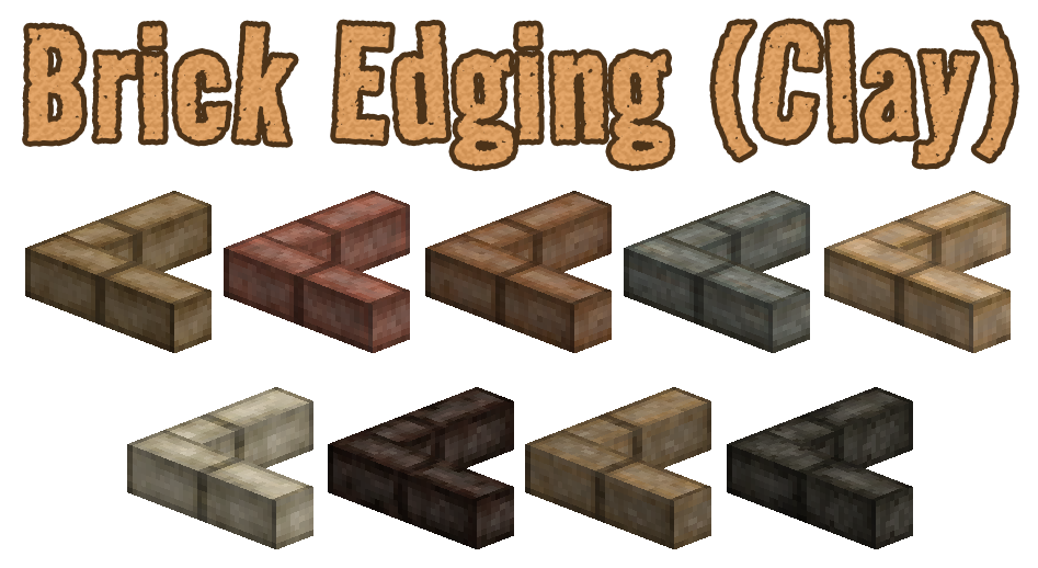 brick clay edging